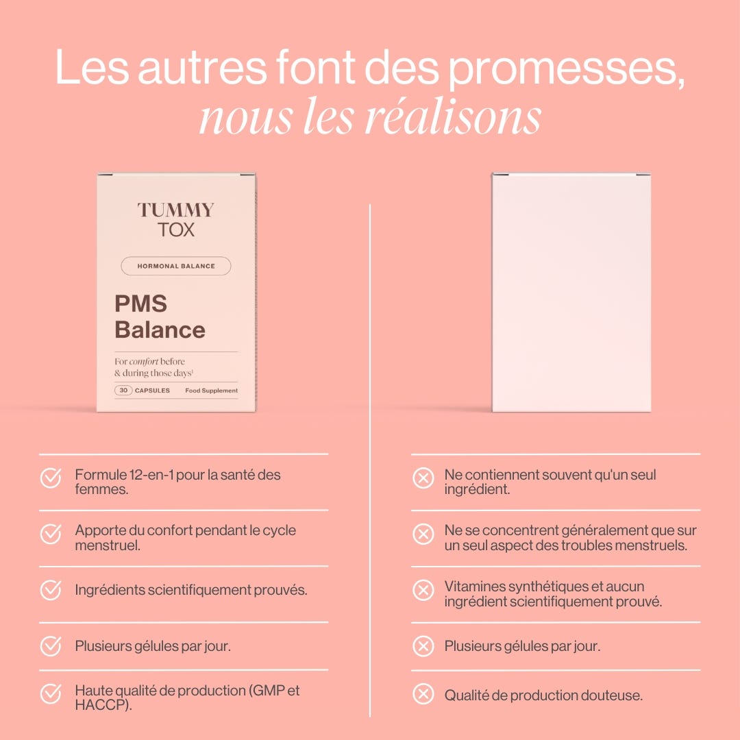 PMS Balance pour soulager les symptômes prémenstruels - 2 boîtes.