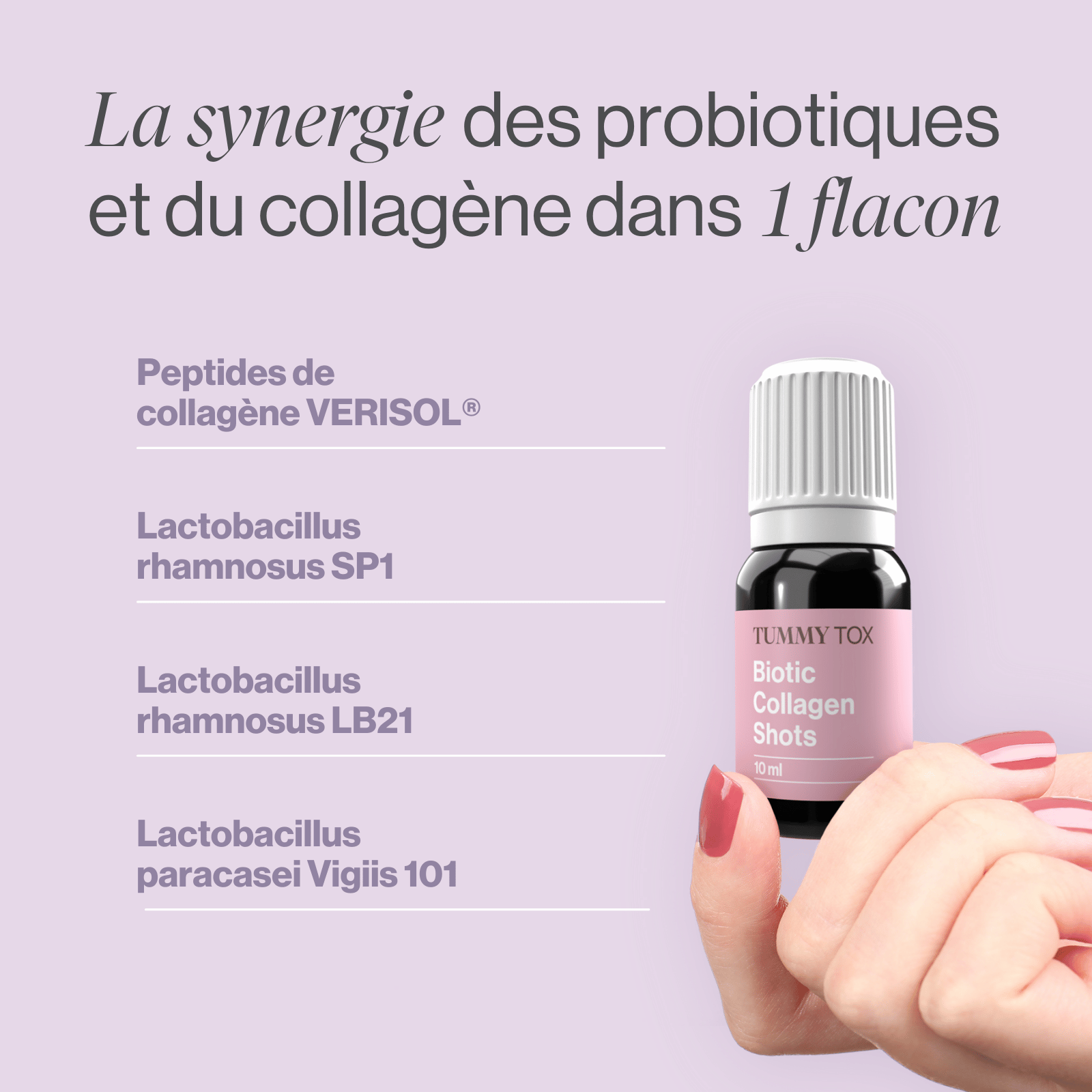 Biotic Collagen Shots pour une peau jeune et sans imperfections - 3 boîtes.