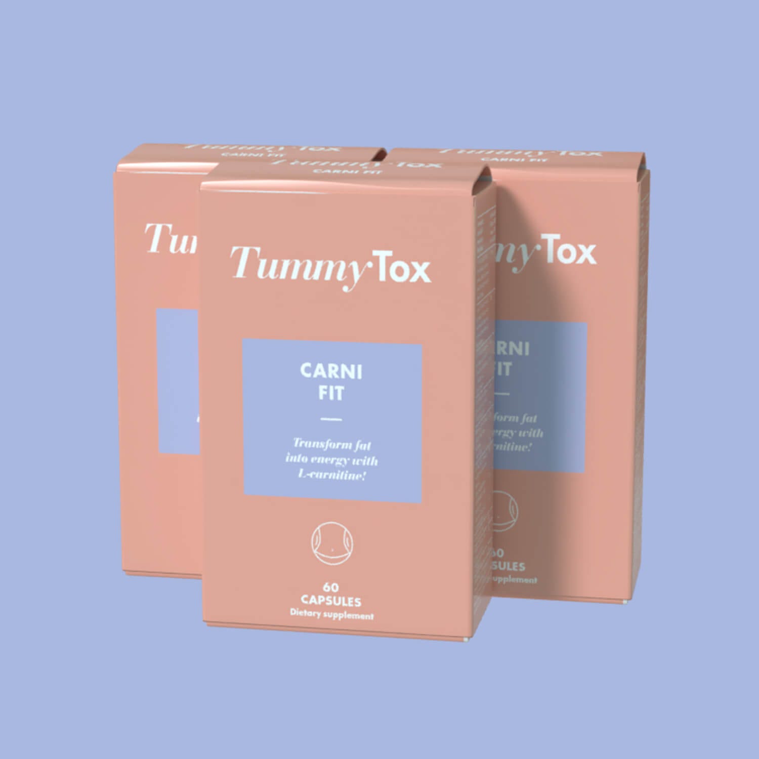Tummy Fit 1+2 GRATIS - Bruciagrassi alla L-carnitina per le donne.