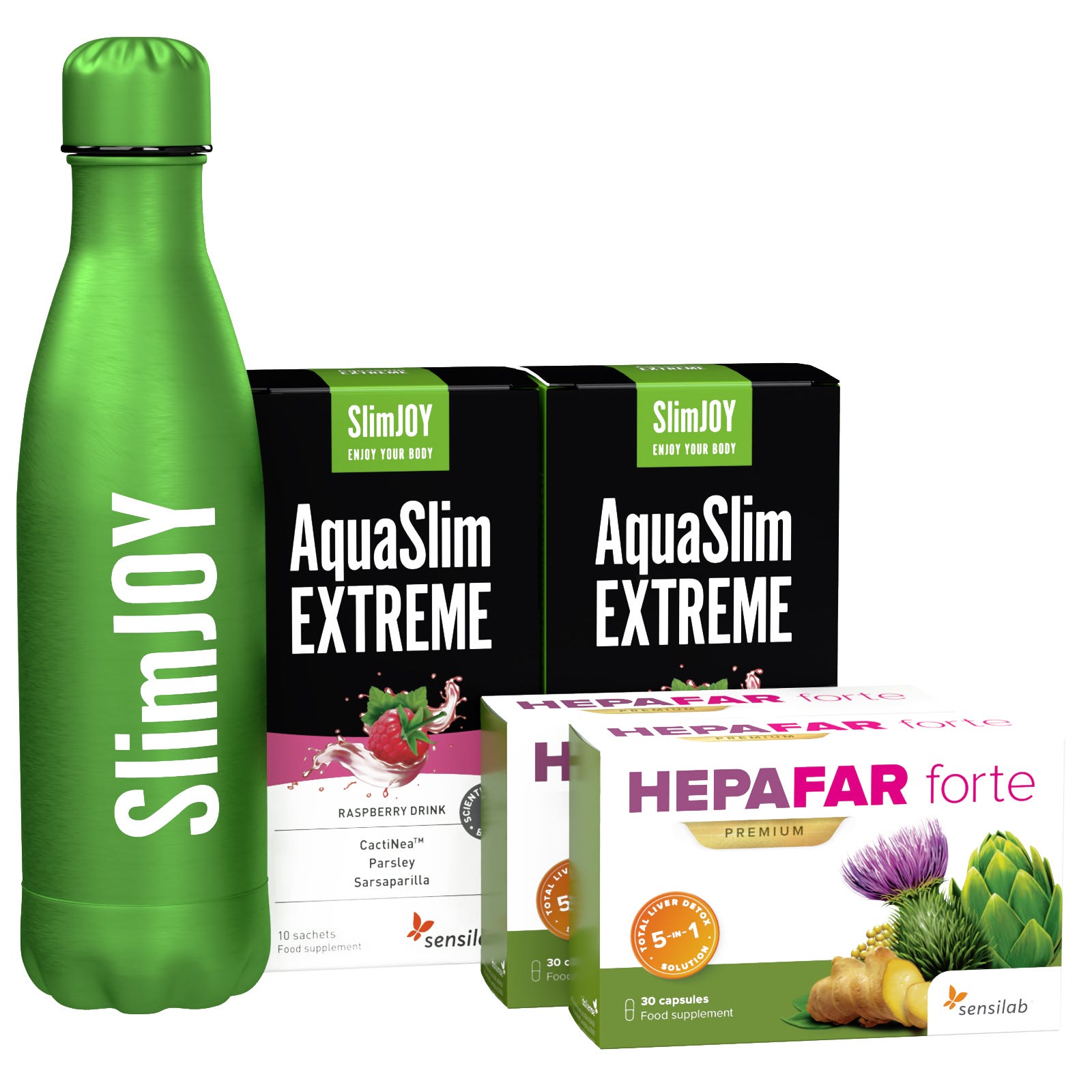 Stomach-Away Bundle + FREE Bottle.
