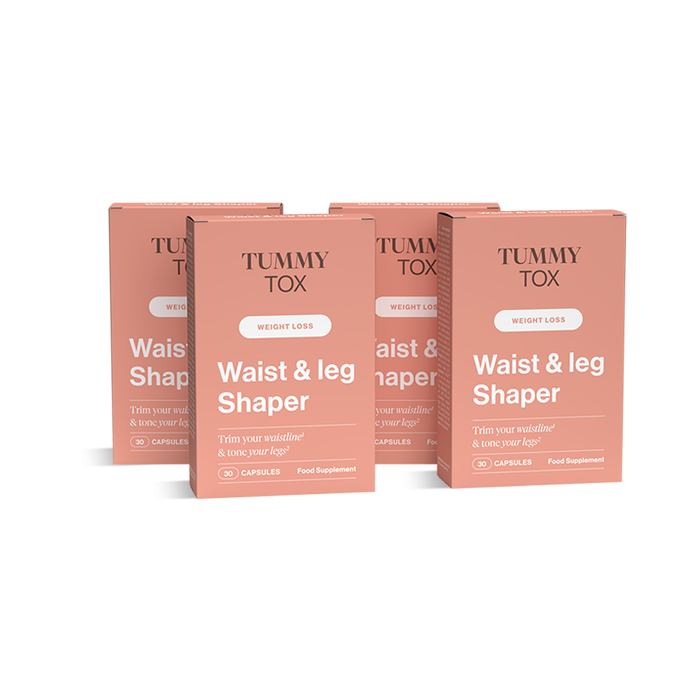 Waist & Leg Shaper: capsule per un corpo da sogno - 4 confezioni.
