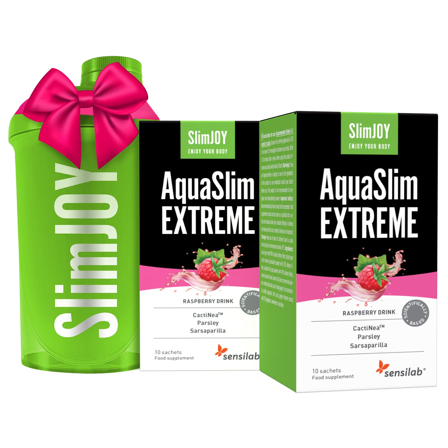 2x AquaSlim EXTREME + SHAKER zdarma | Silnější receptura | Efektivní hubnutí a odvodnění organismu | Nyní 4 účinky v 1 | Program na 20 dní | SlimJOY.