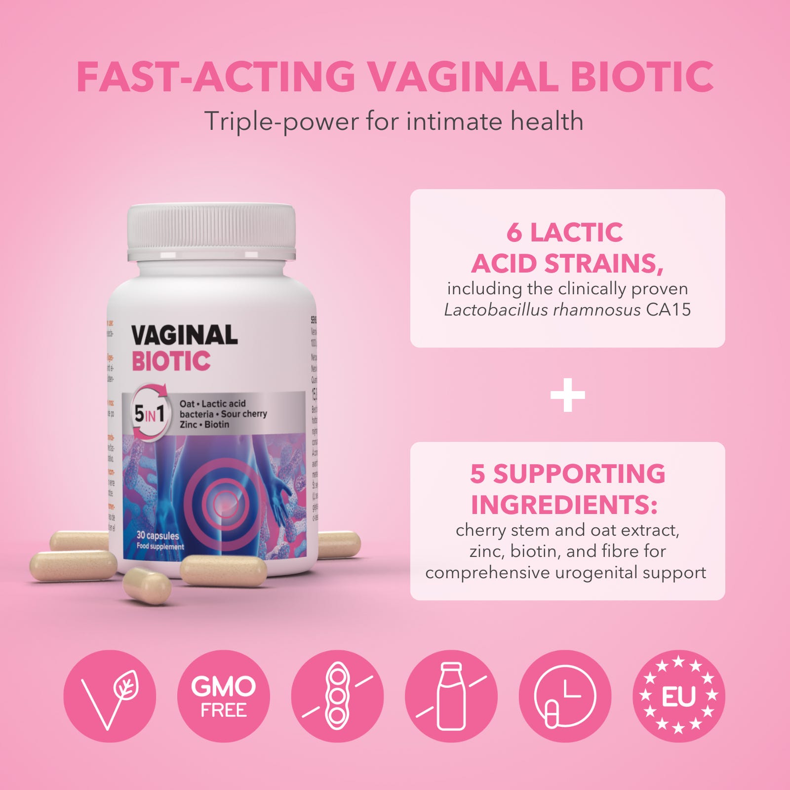 Vaginal Biotic - Powerful Probiotic Women’s Formula 3-Pack