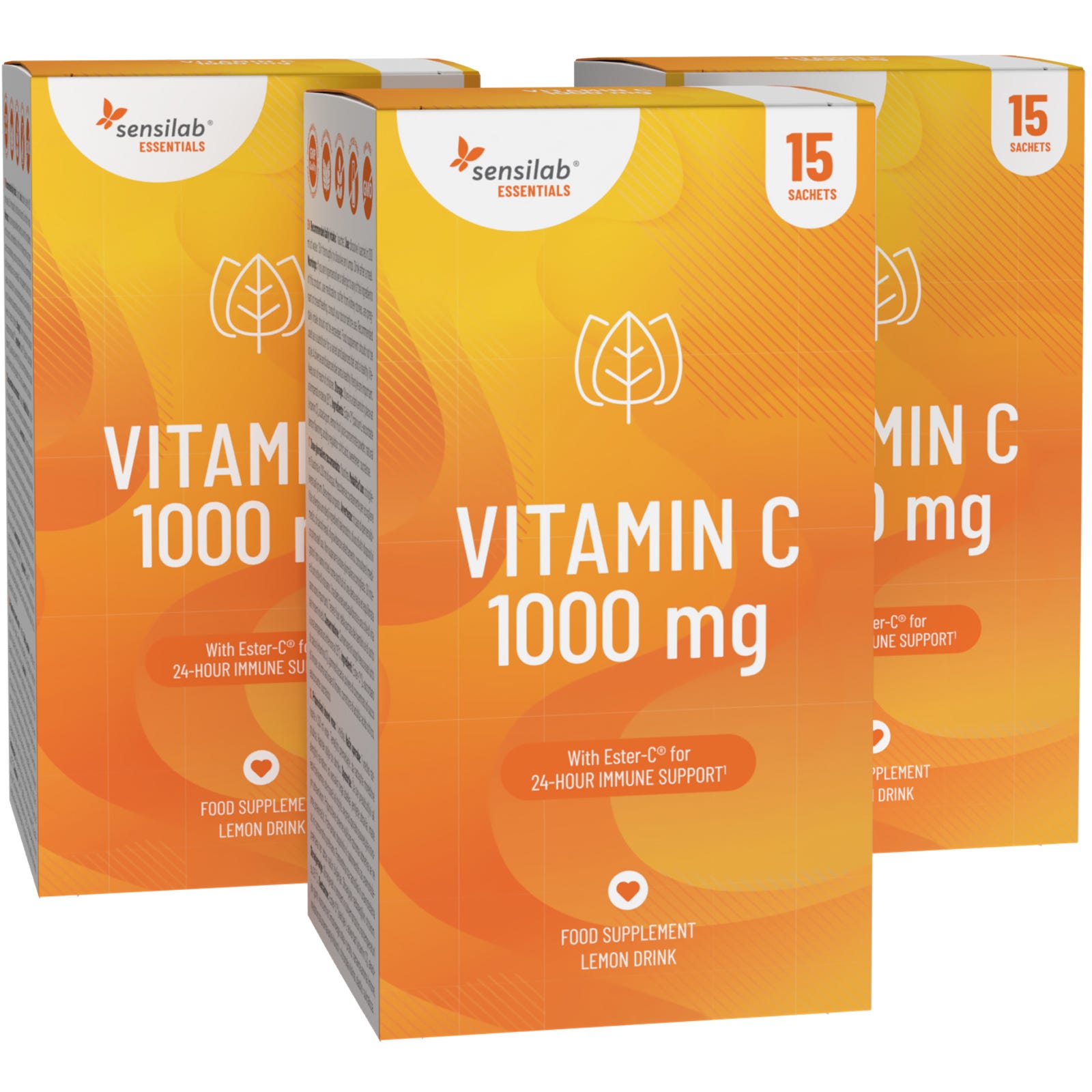 C-vitamiini 1000 mg, Korkea annos - vegaaninen, 45 annospussia.