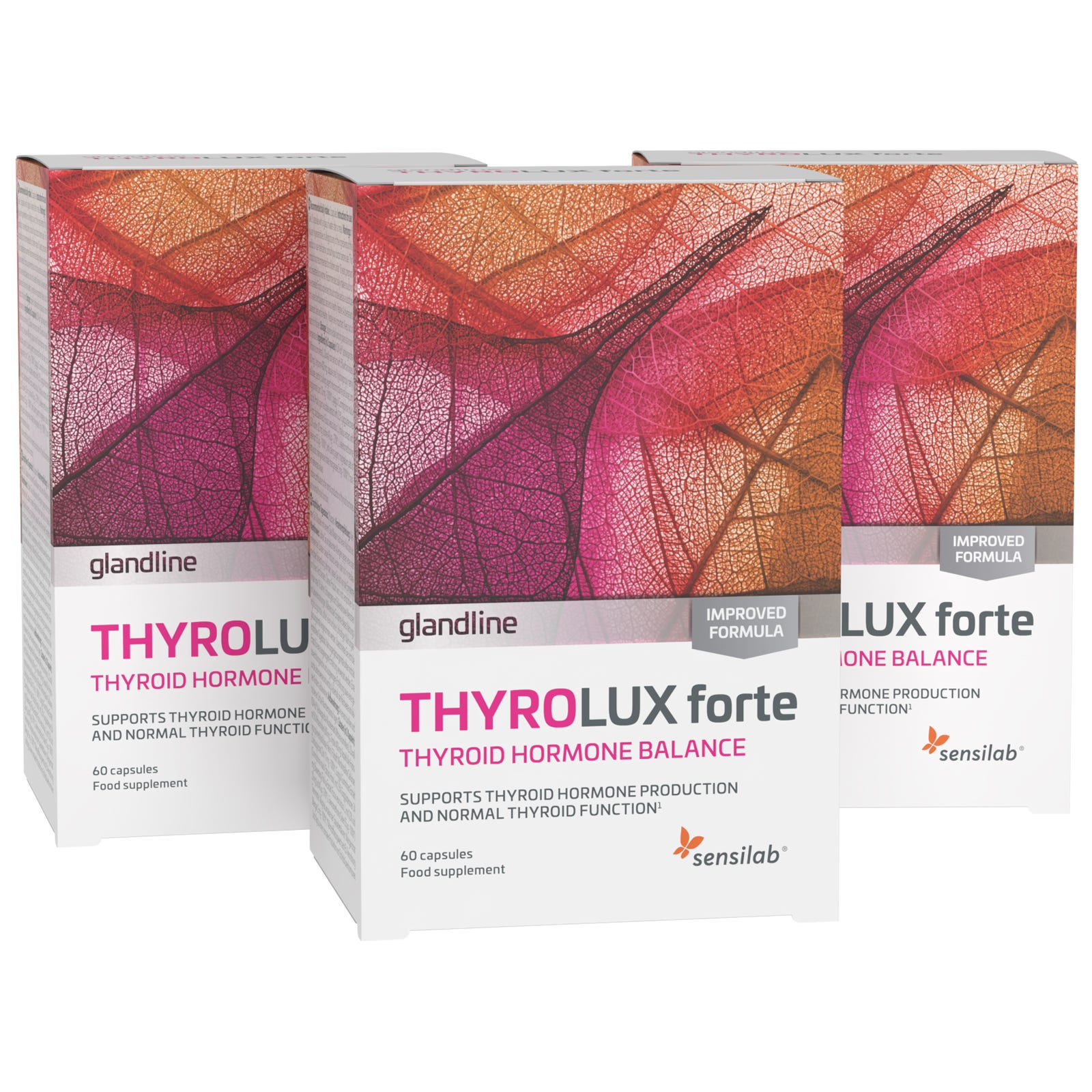 ThyroLux Forte with KSM-66® Ashwagandha Root Extract 3-Pack.