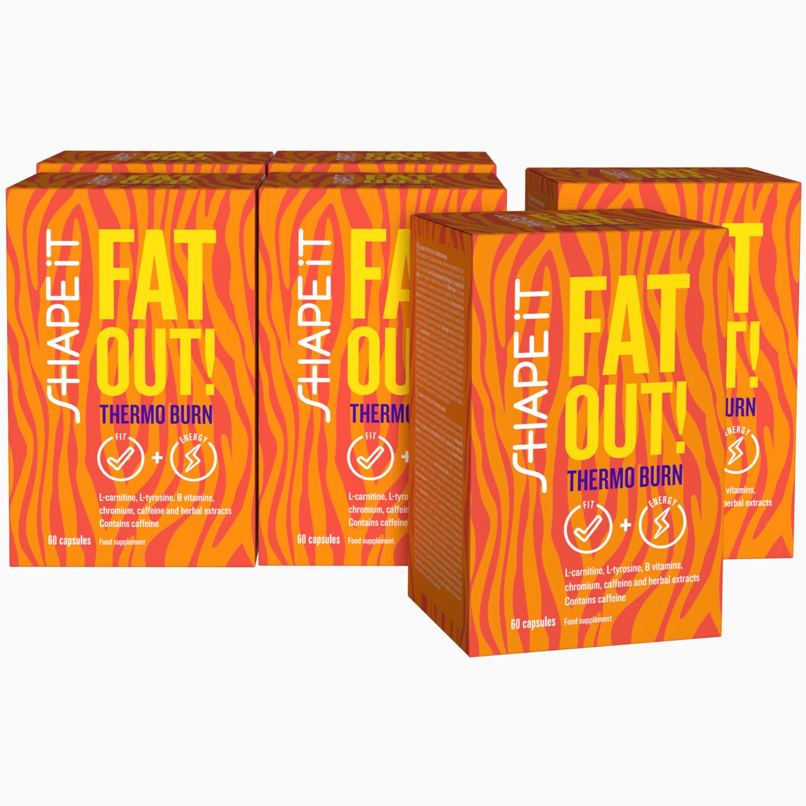 SHAPE iT Fat Out! Thermo Burn - 6 confezioni