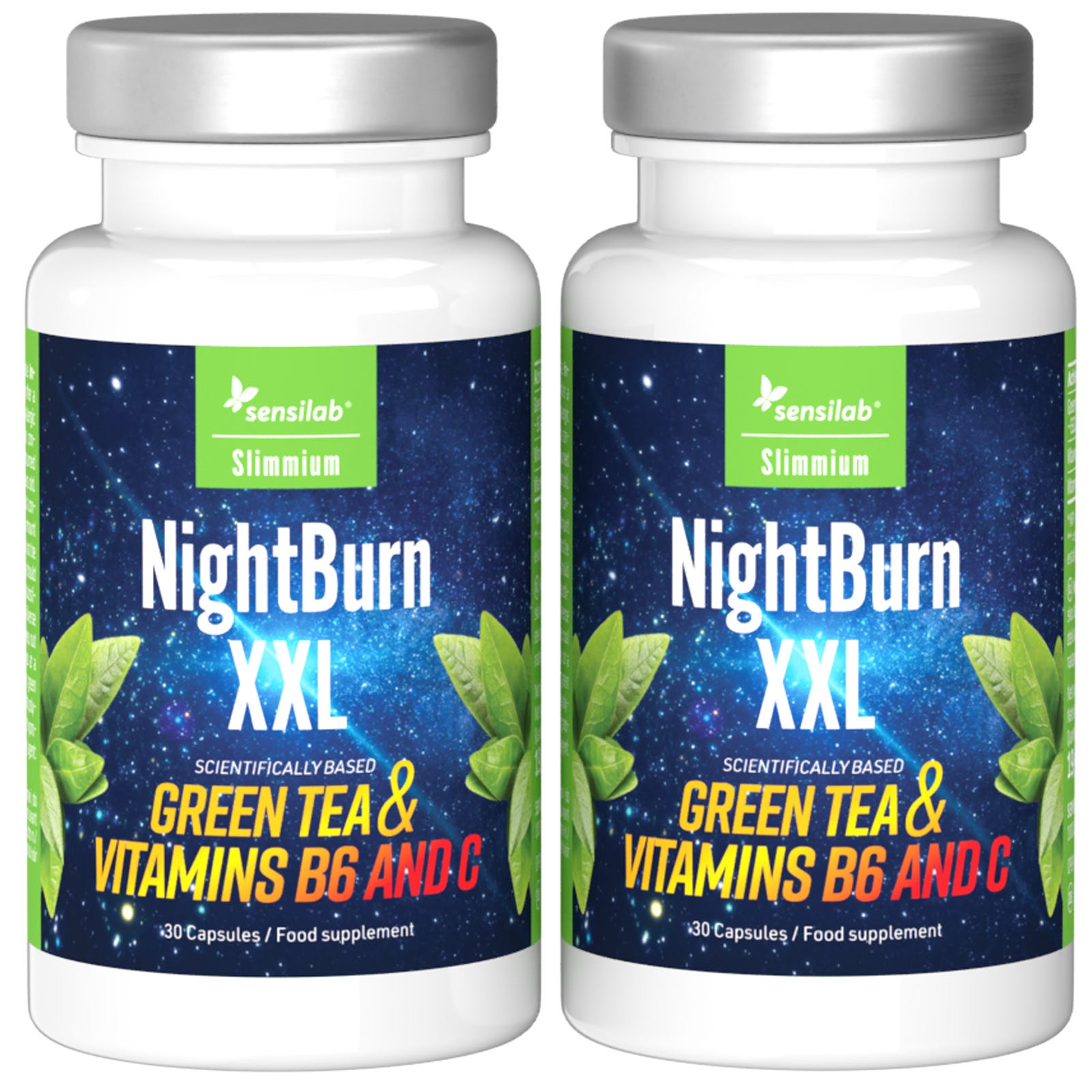 NightBurn XXL Caps - capsule pentru arderea grăsimii în timpul nopții [1+1 GRATUIT]